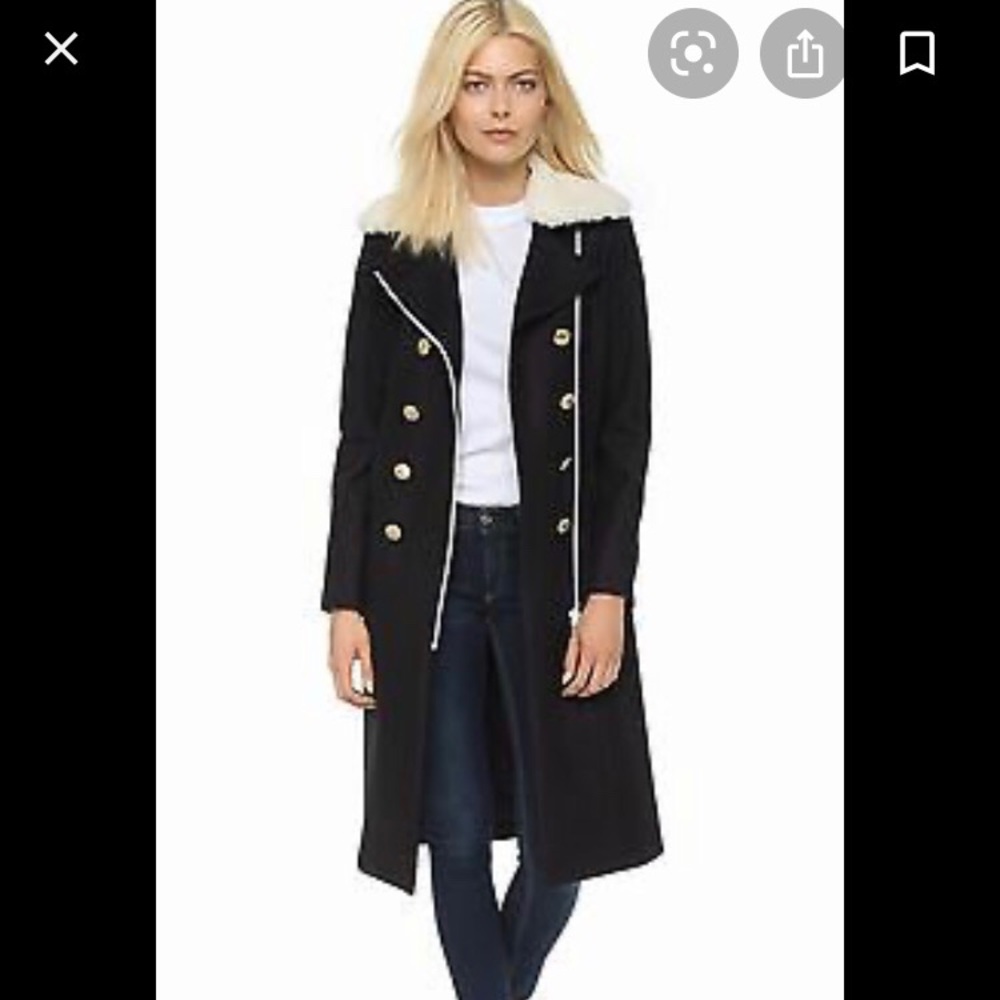 Rag and Bone Double Breasted Wool Coat